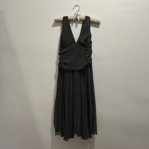 Polka dot halter dress